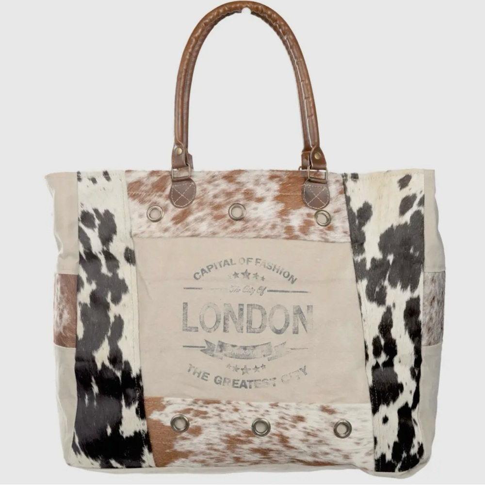 NWT Clea Ray Capital of Fashion London Tote Bag